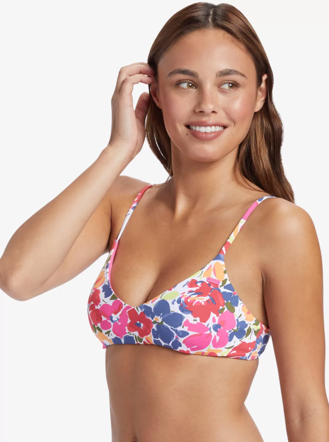 Printed Beach Classics Athletic Triangle Bikini Top-ROXY Outlet