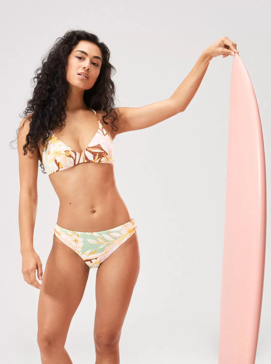 Printed Beach Classics Ba Athl Triangle Bikini Top-ROXY New