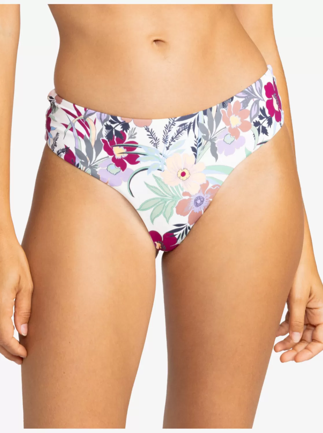 Printed Beach Classics V-Shape Cheeky Bikini Bottoms-ROXY Shop