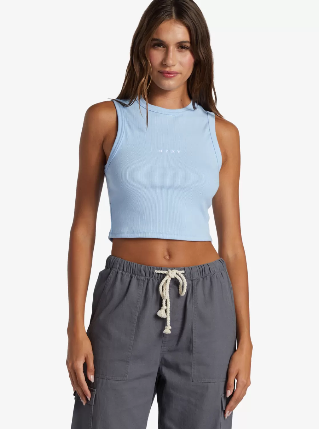 Roxify Fitted Ribbed Tank-ROXY Store