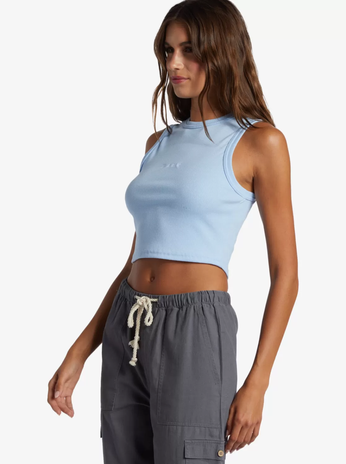 Roxify Fitted Ribbed Tank-ROXY Store