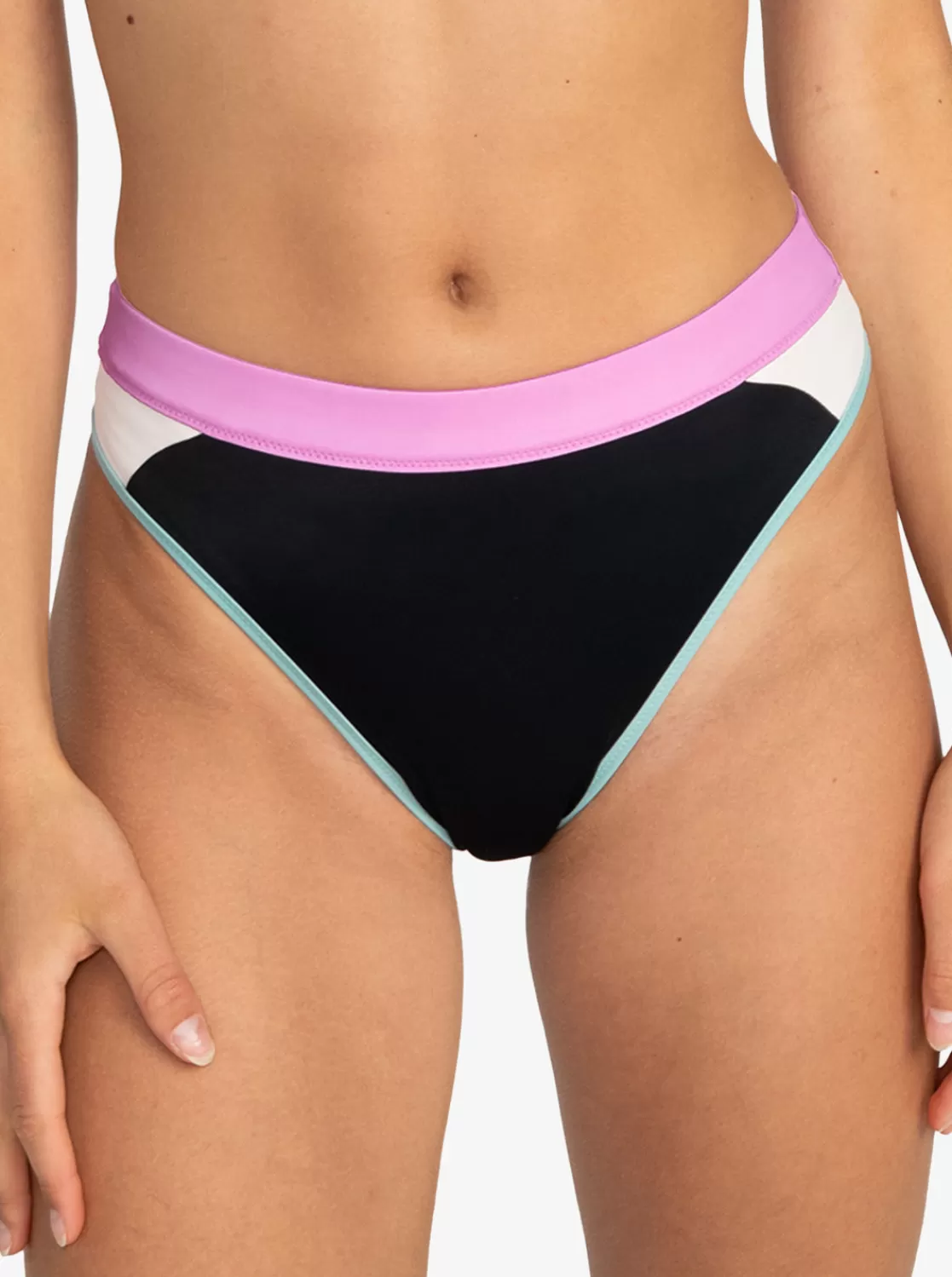 Active Mid Waist Bikini Bottoms-ROXY Shop