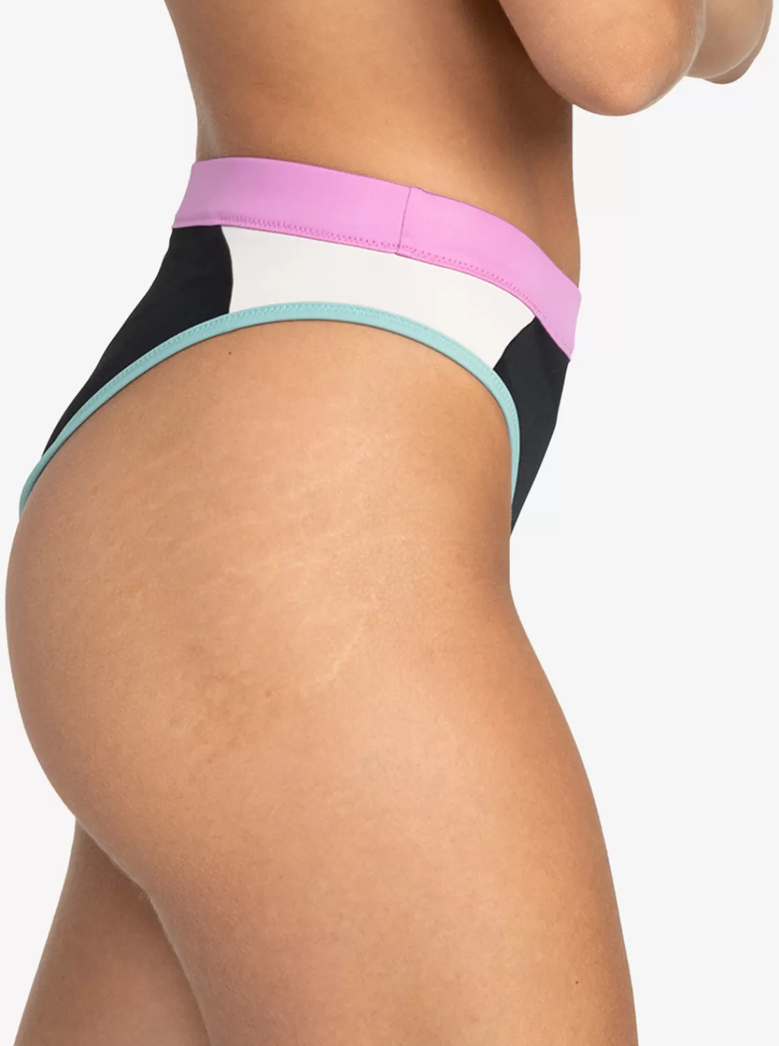 Active Mid Waist Bikini Bottoms-ROXY Shop