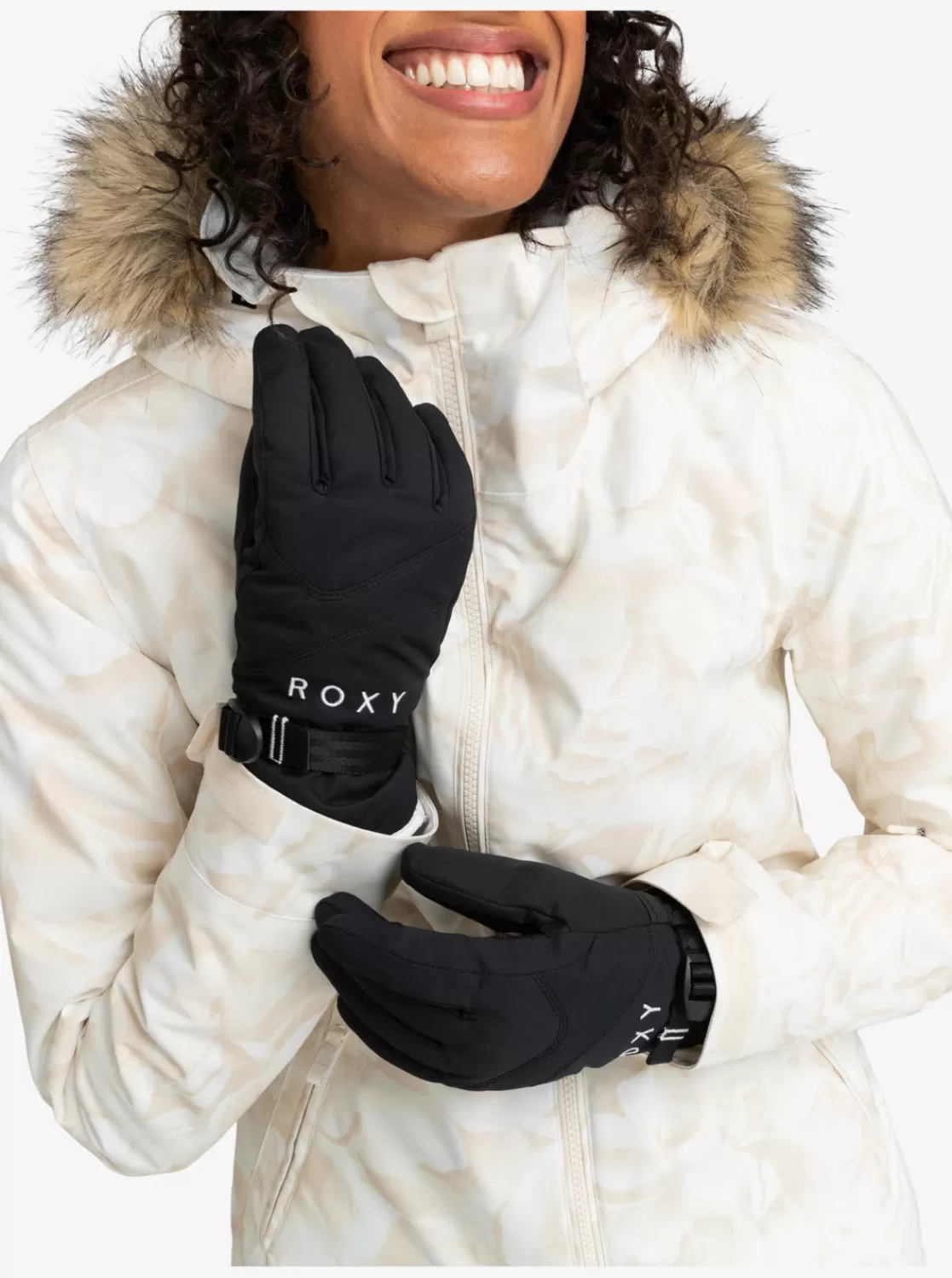 Jetty Solid Insulated Snowboard/Ski Gloves-ROXY New