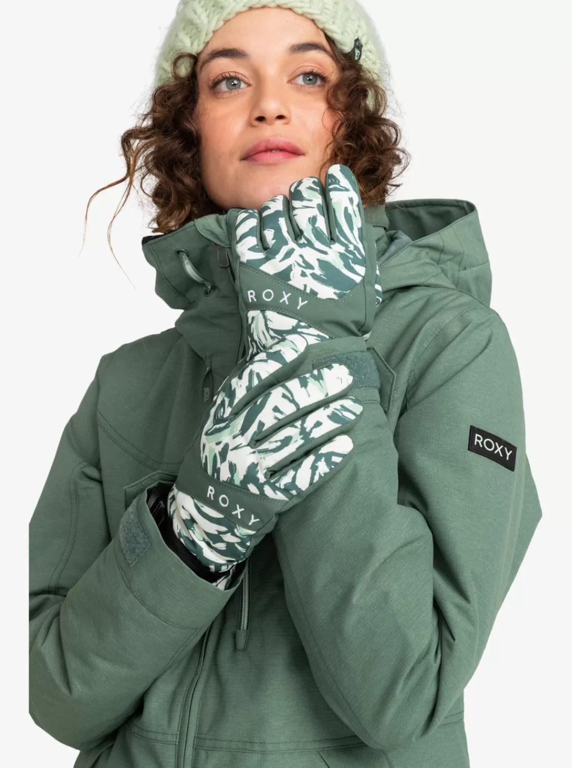 Jetty Technical Snowboard/Ski Gloves-ROXY Cheap