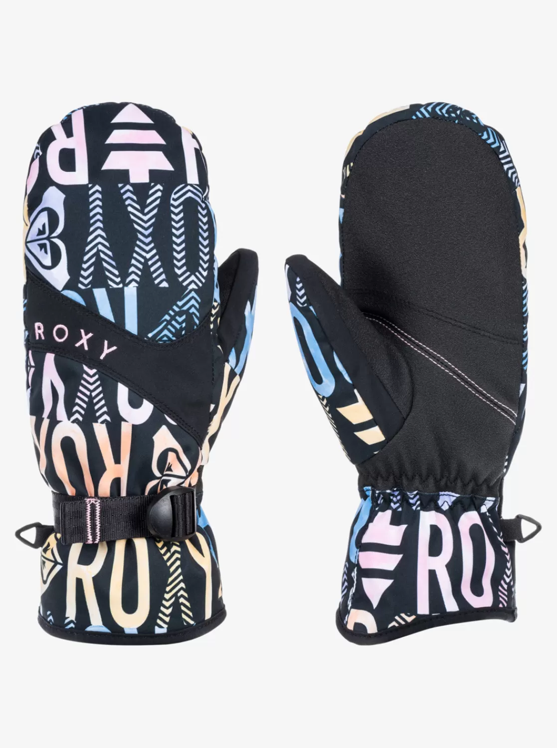 Jetty Technical Snowboard/Ski Mittens-ROXY Hot