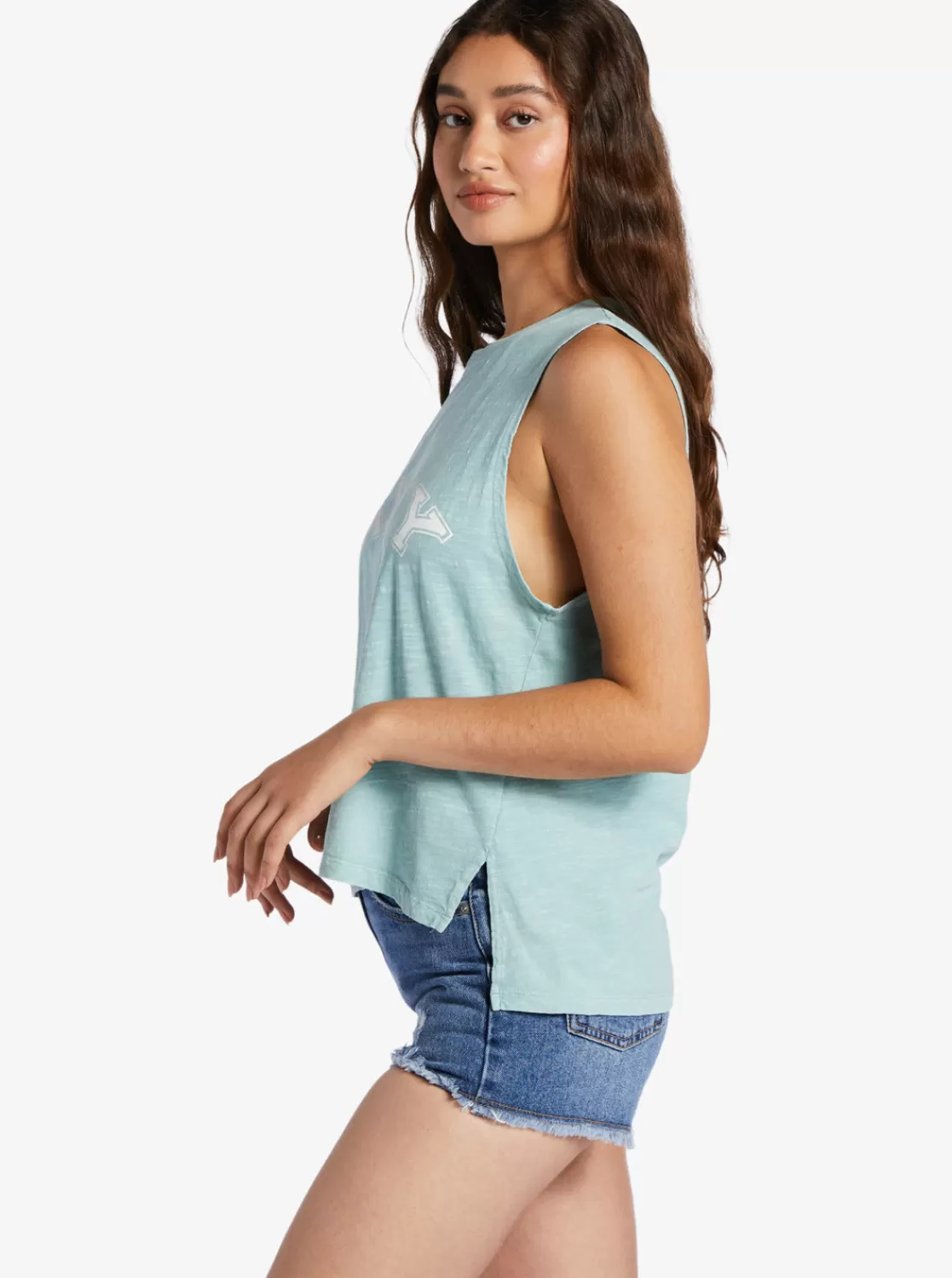 Salty Sleeveless Muscle T-Shirt-ROXY Outlet