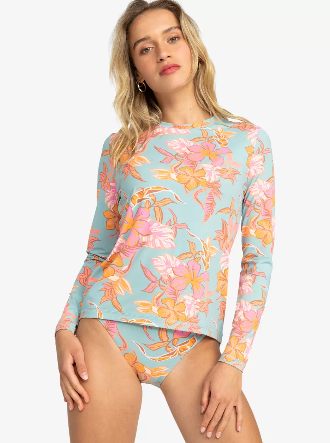 Sea Skippin Long Sleeve Rashguard-ROXY Cheap