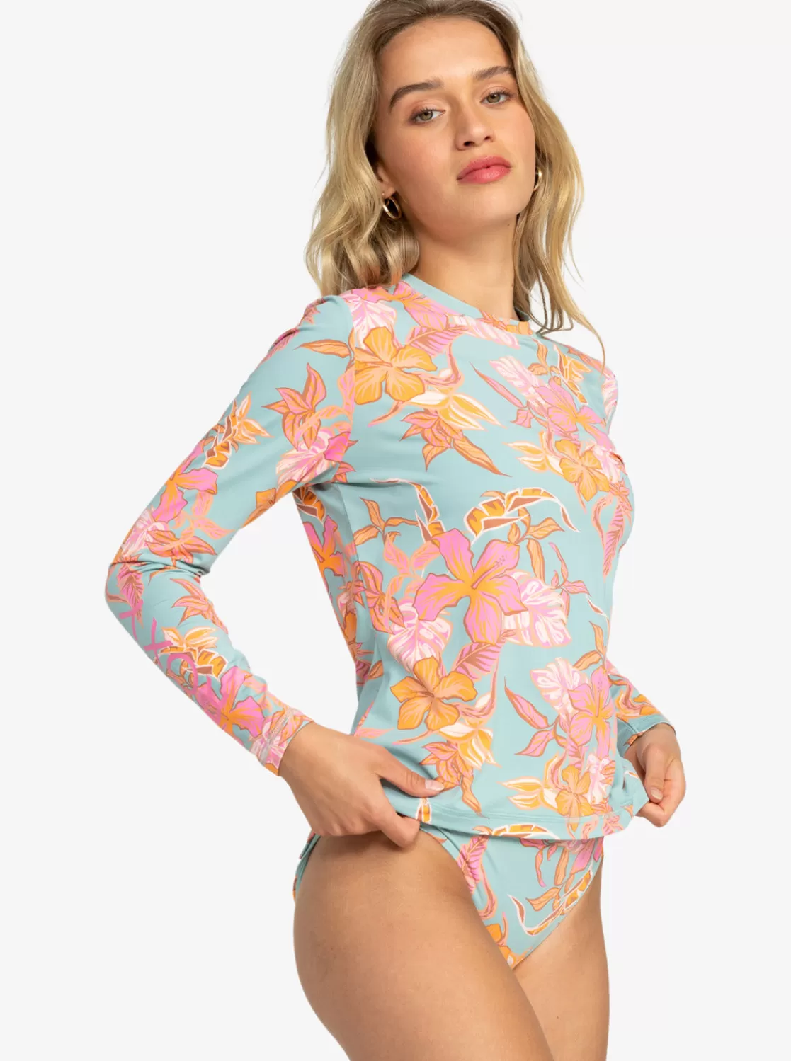 Sea Skippin Long Sleeve Rashguard-ROXY Cheap