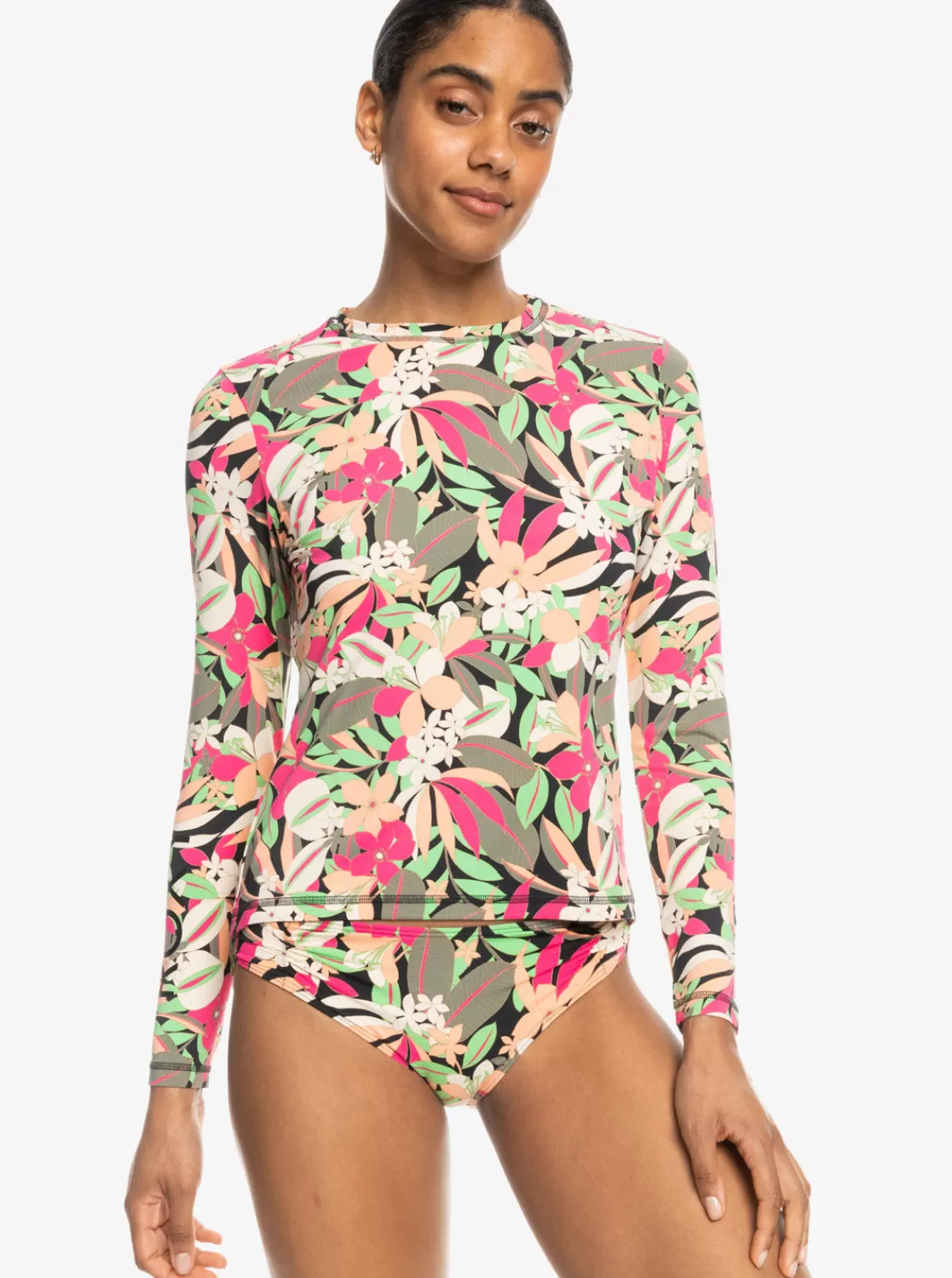 Sea Skippin Printed Long Sleeve Rashguard-ROXY Best