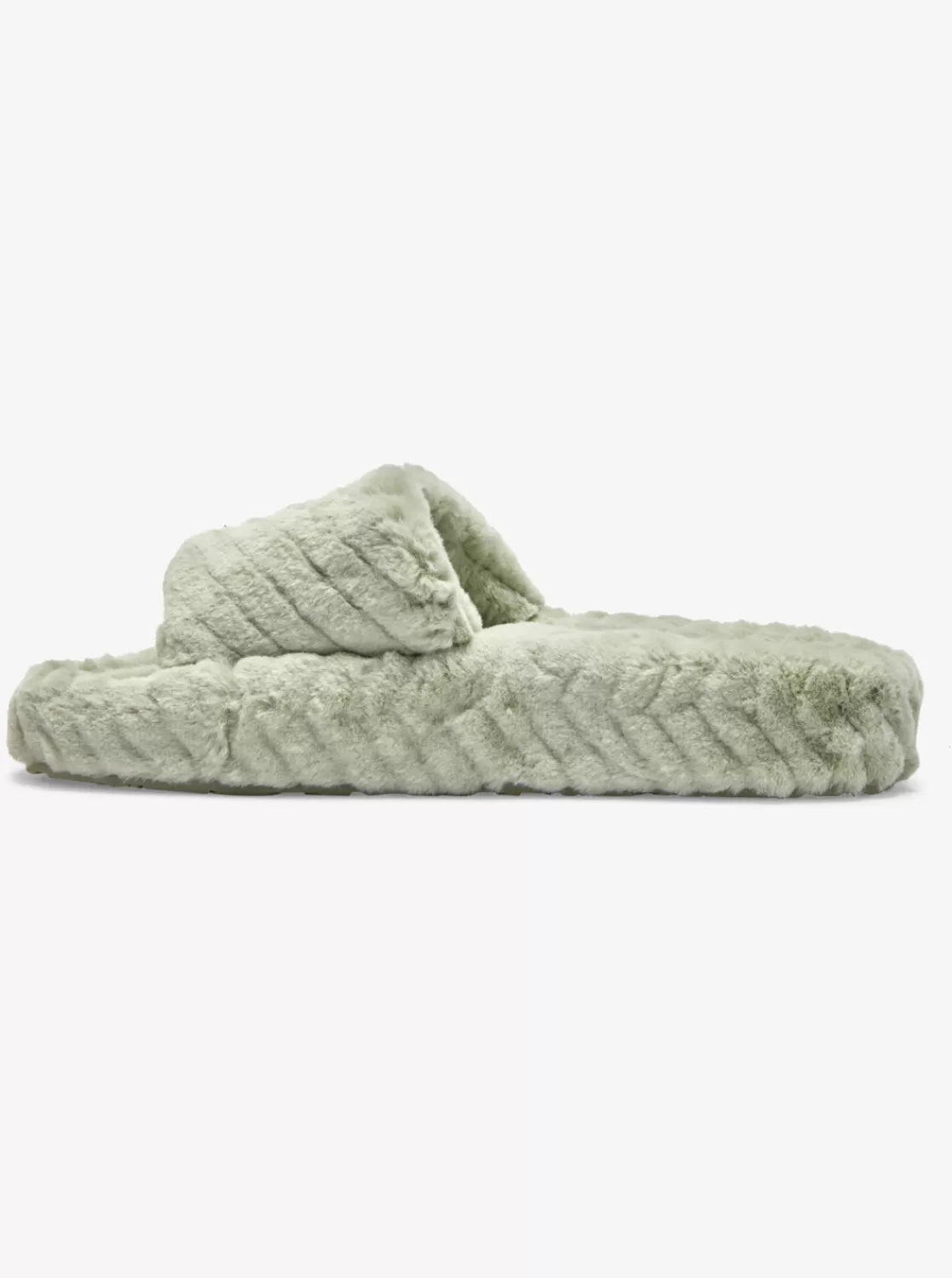 Slippy Faux Fur Slide Sandals-ROXY Store