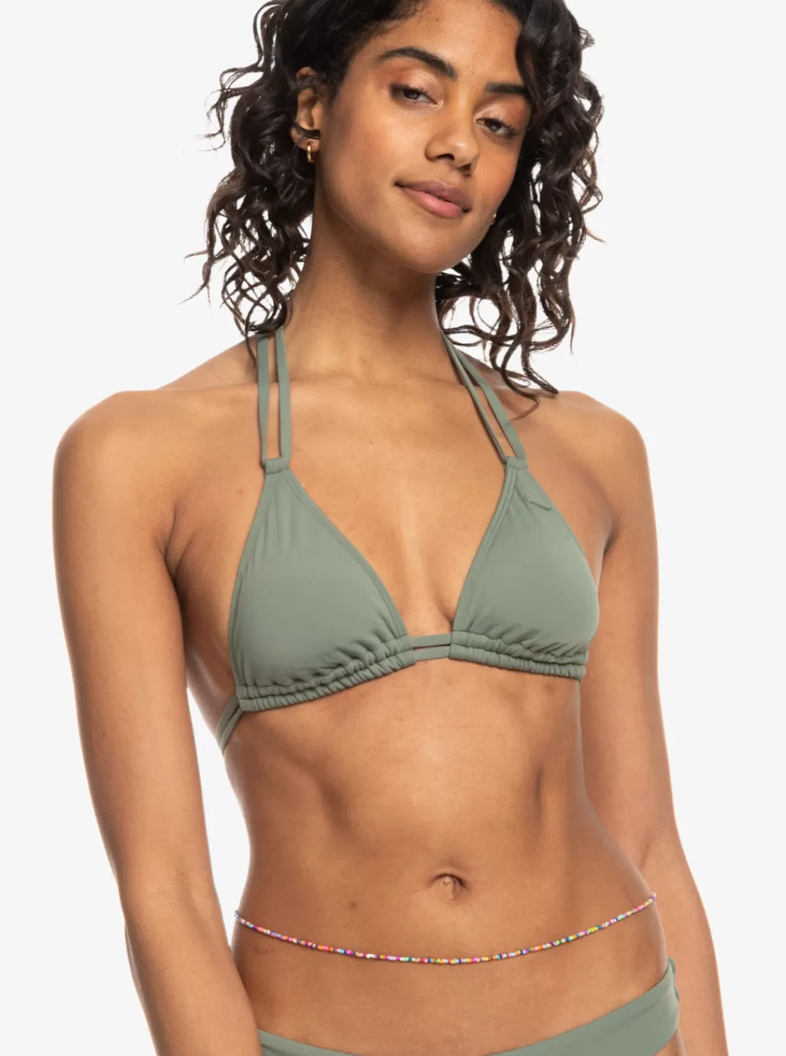 Solid Beach Classics Mini Tikitri Bikini Top-ROXY Flash Sale