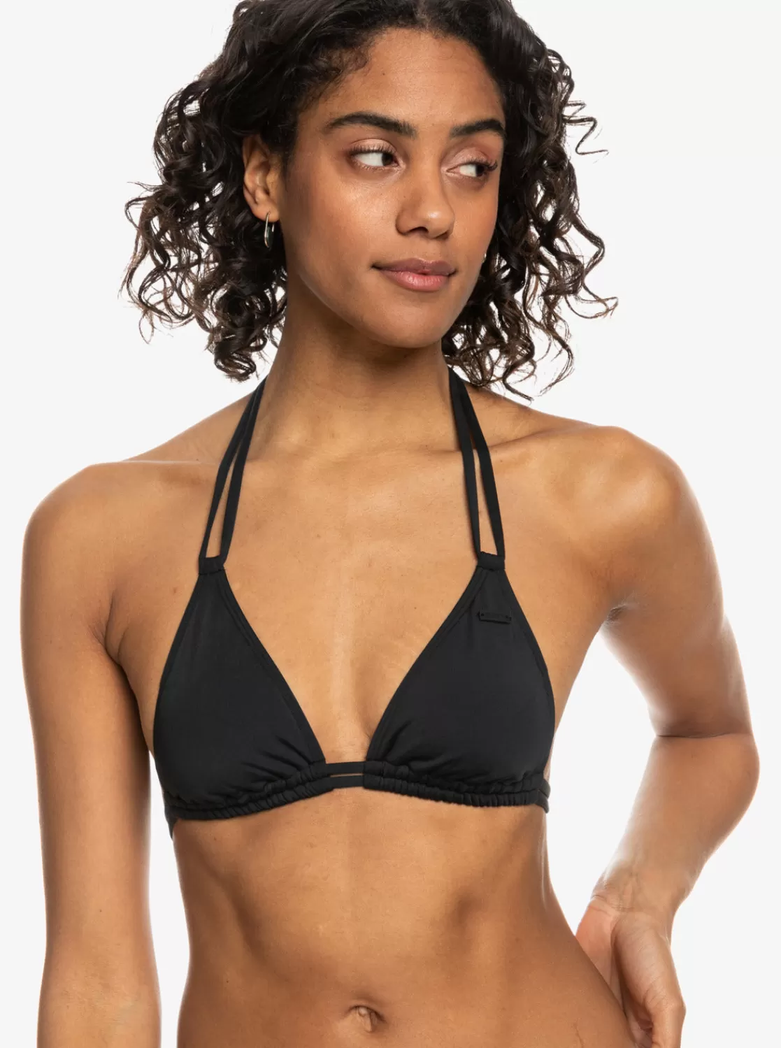 Solid Beach Classics Mini Tikitri Bikini Top-ROXY Online