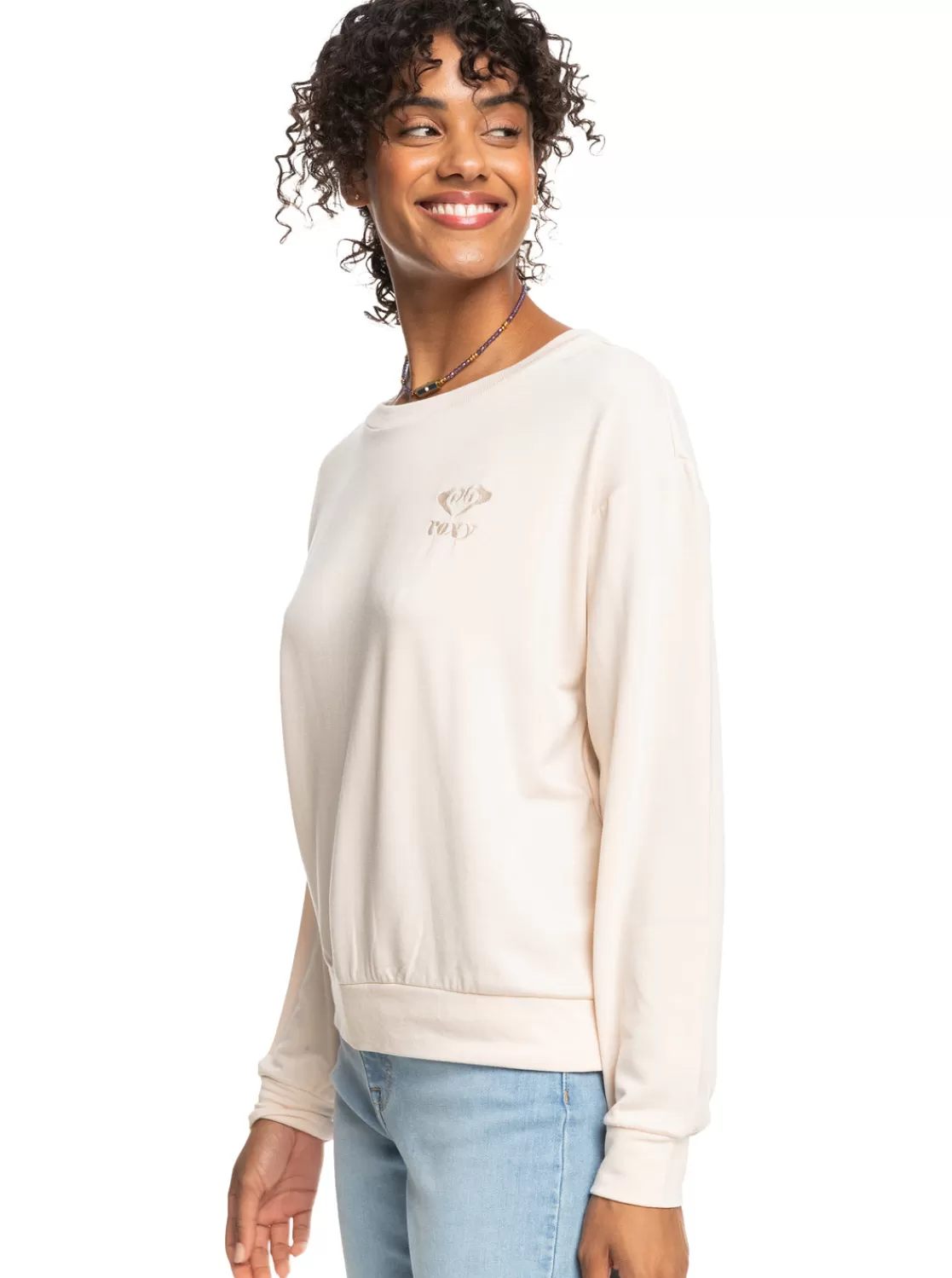 Surfing By Moonlight D Cozy Lounge Top-ROXY Hot