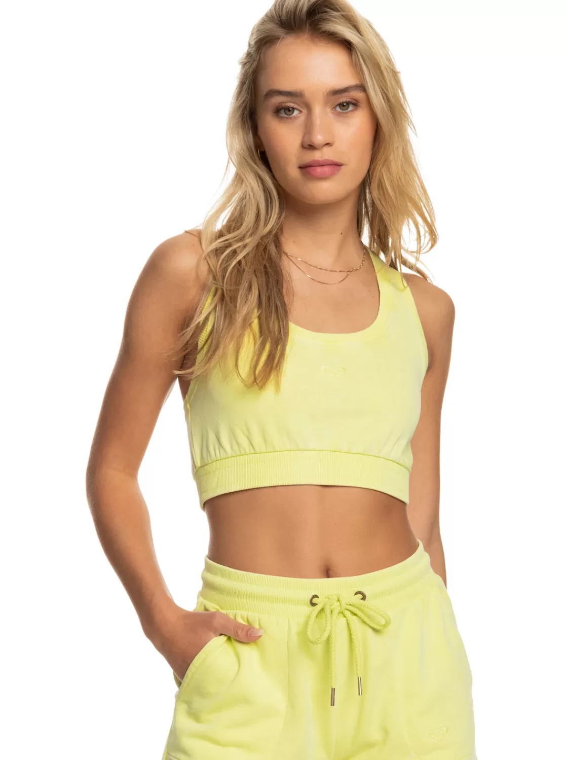 Taking It Easy Cropped Tank Top-ROXY Discount