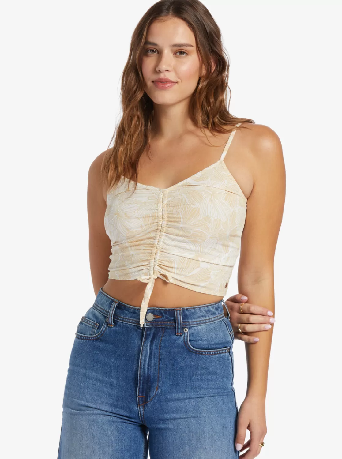 Vibrant Light Strappy Crop Top-ROXY Outlet