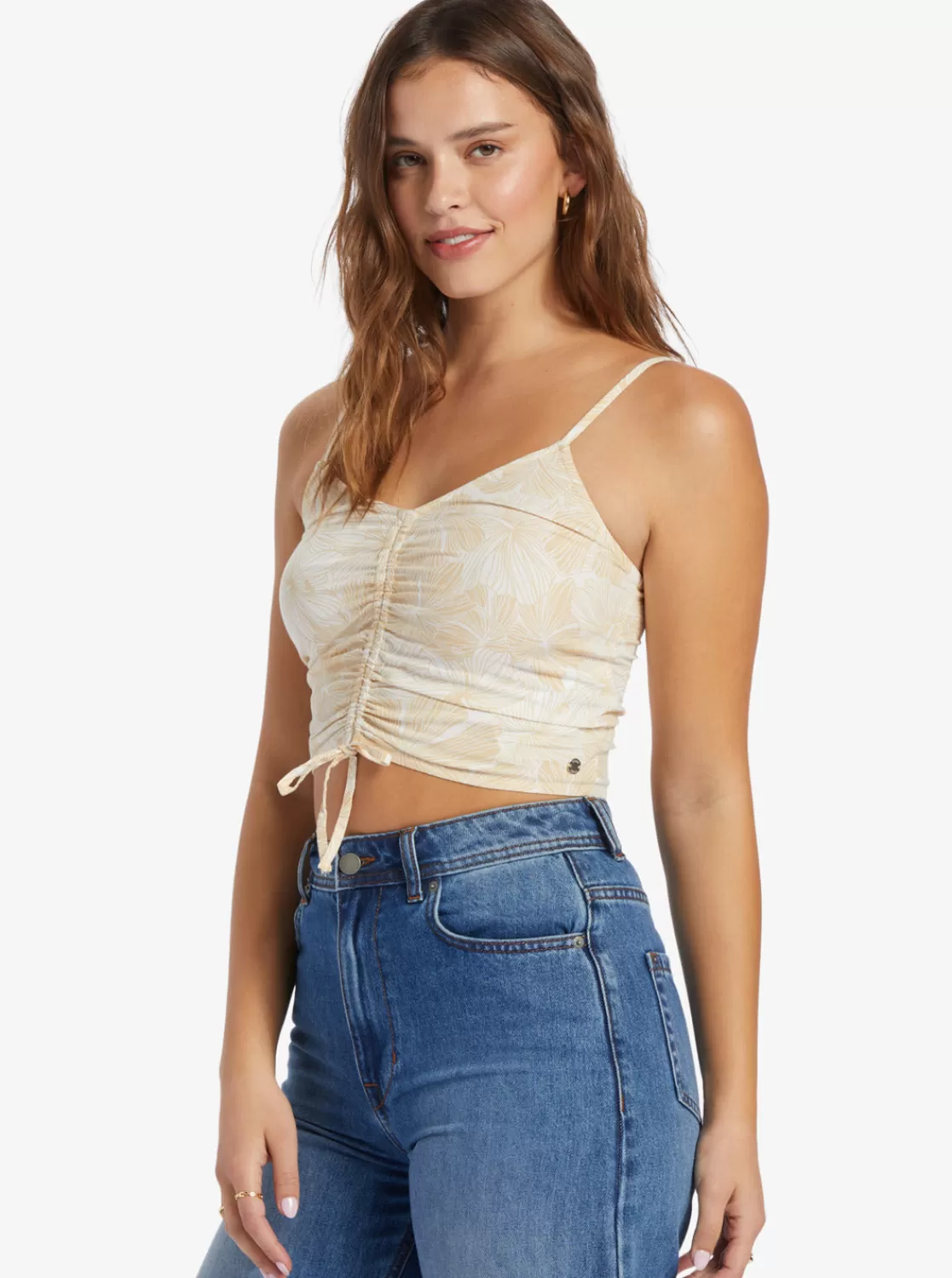 Vibrant Light Strappy Crop Top-ROXY Outlet