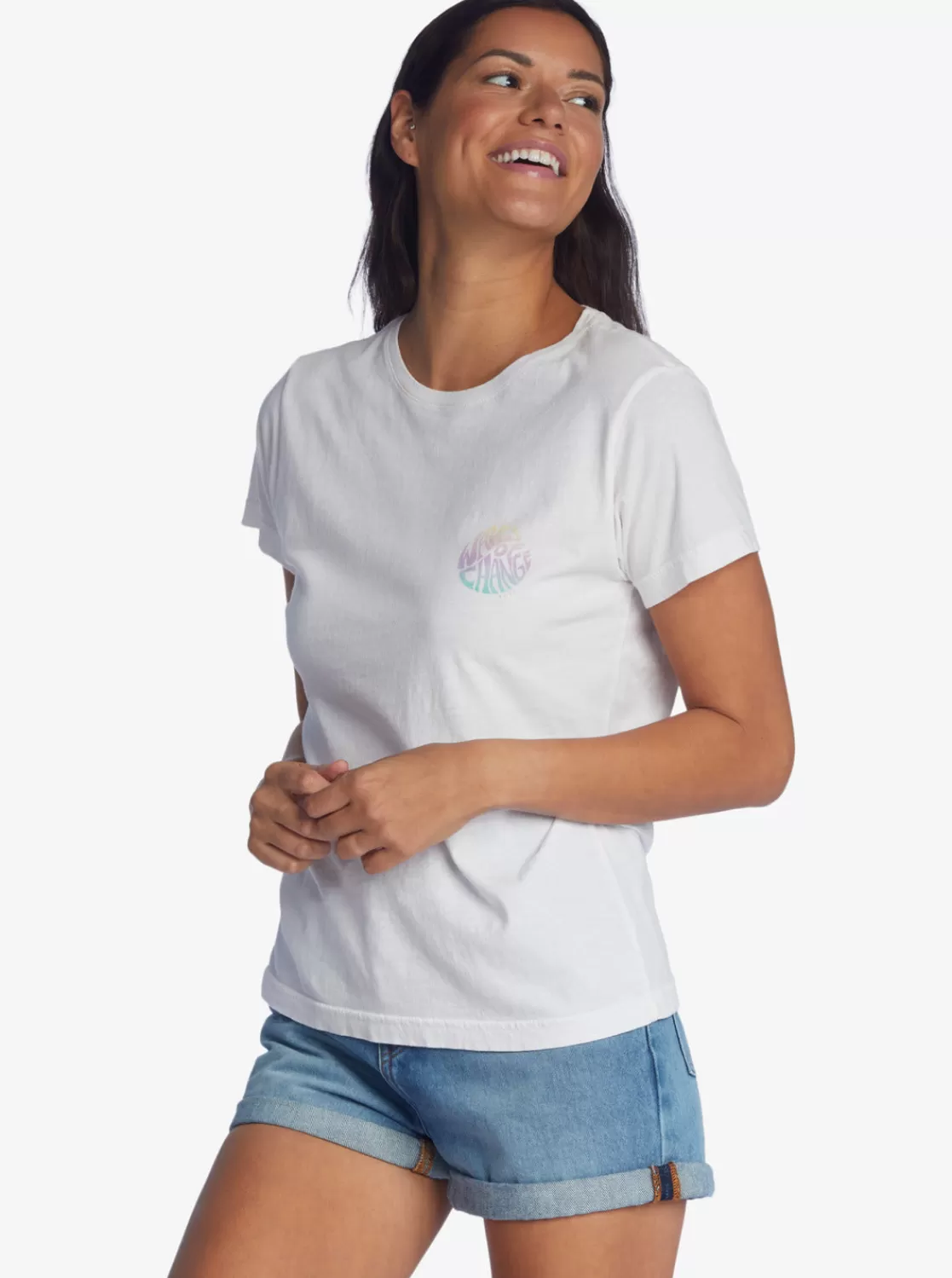 Waves Of Change Boyfriend T-Shirt-ROXY Clearance