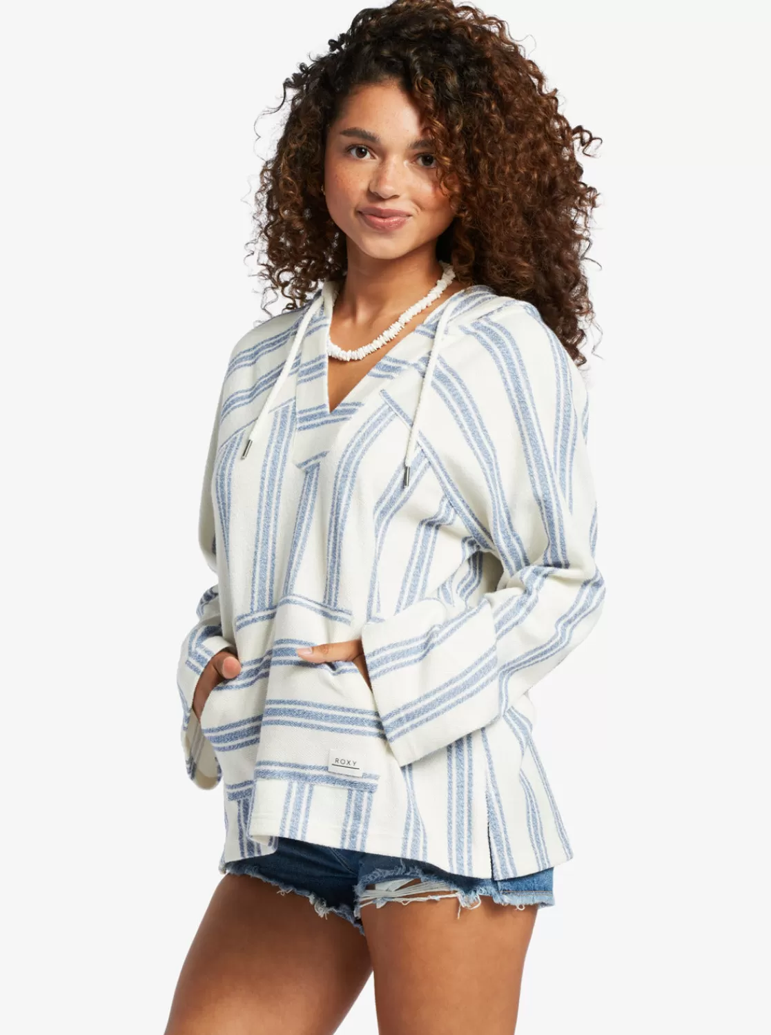 Wild And Free Poncho Style Hoodie-ROXY Cheap