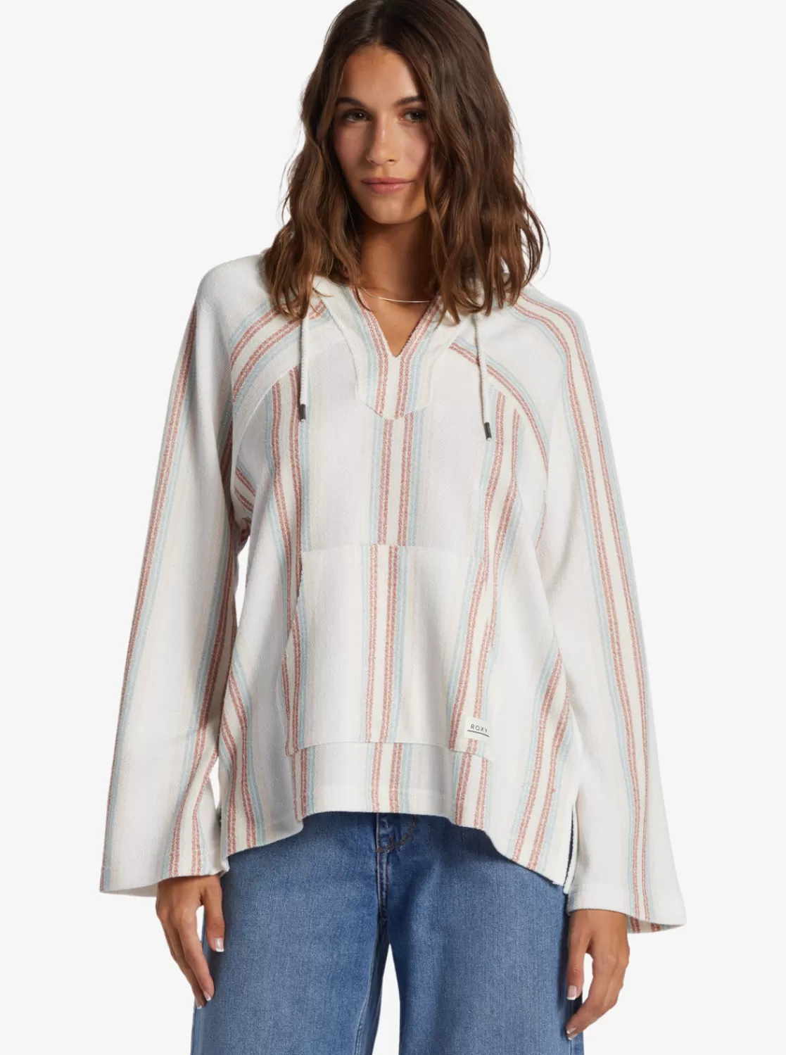 Wild And Free Poncho Style Hoodie-ROXY New