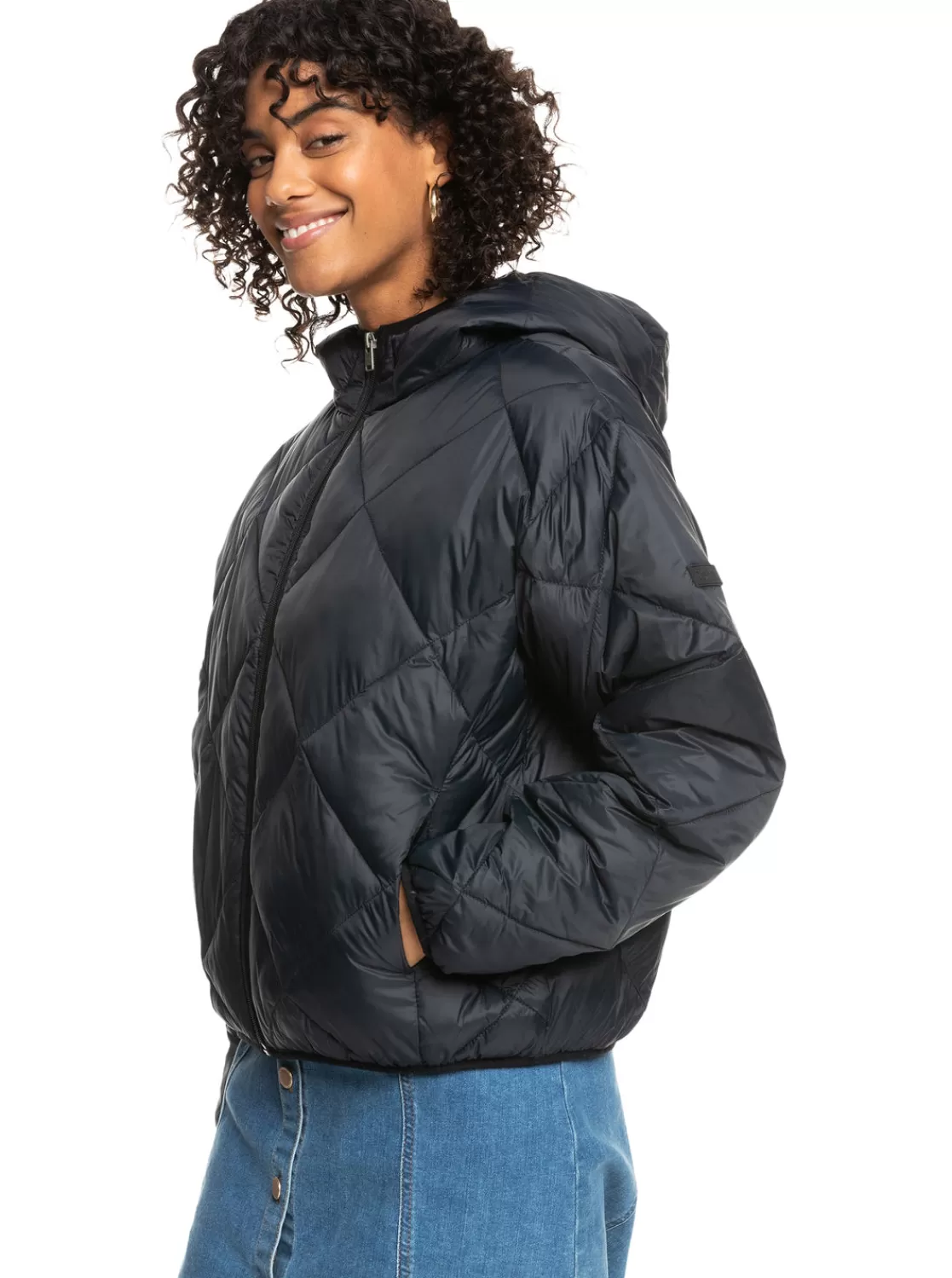 Wind Swept Lightweight Hooded Packable Jacket-ROXY Shop