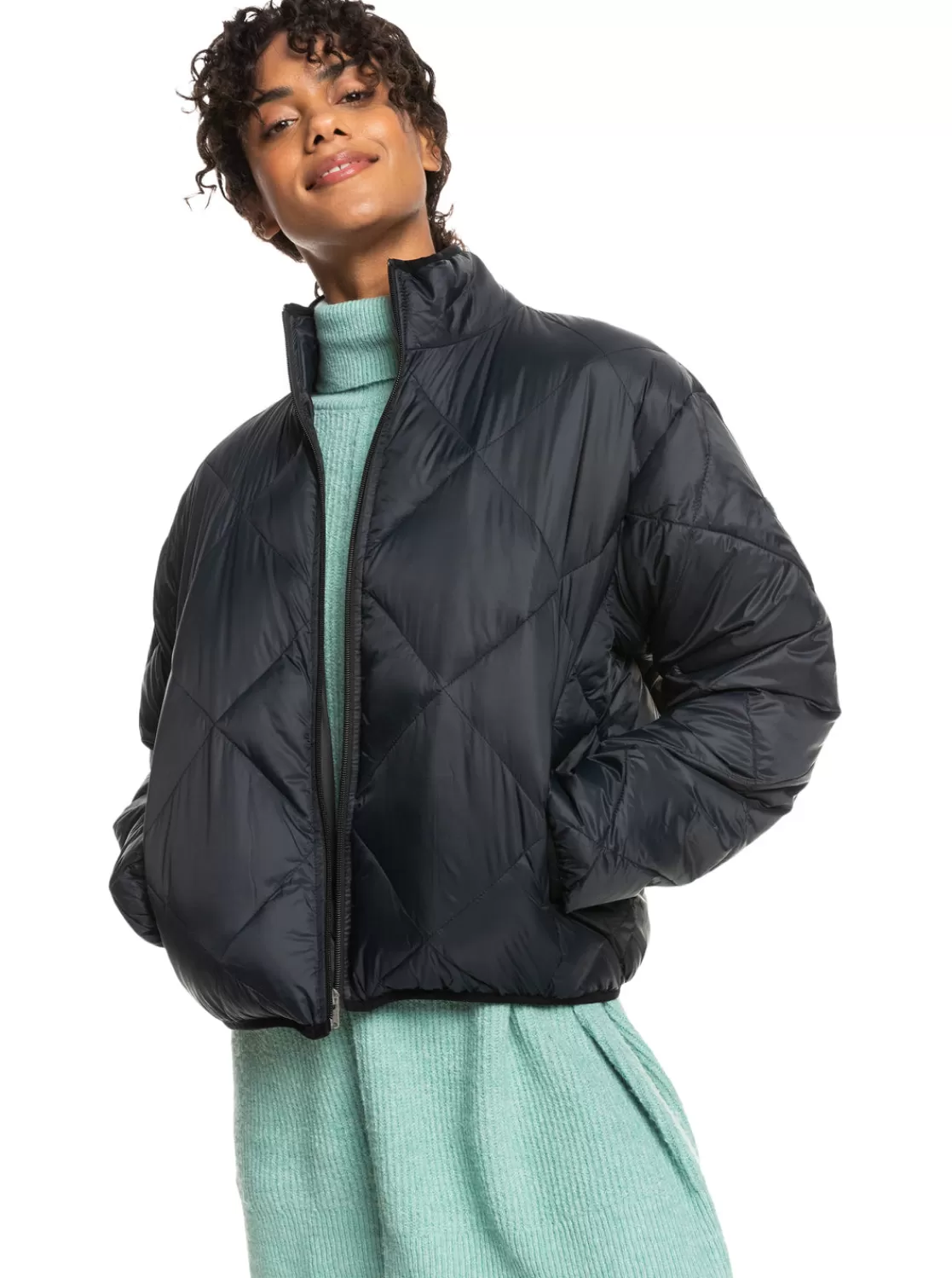 Wind Swept Lightweight Padded Packable Jacket-ROXY Store