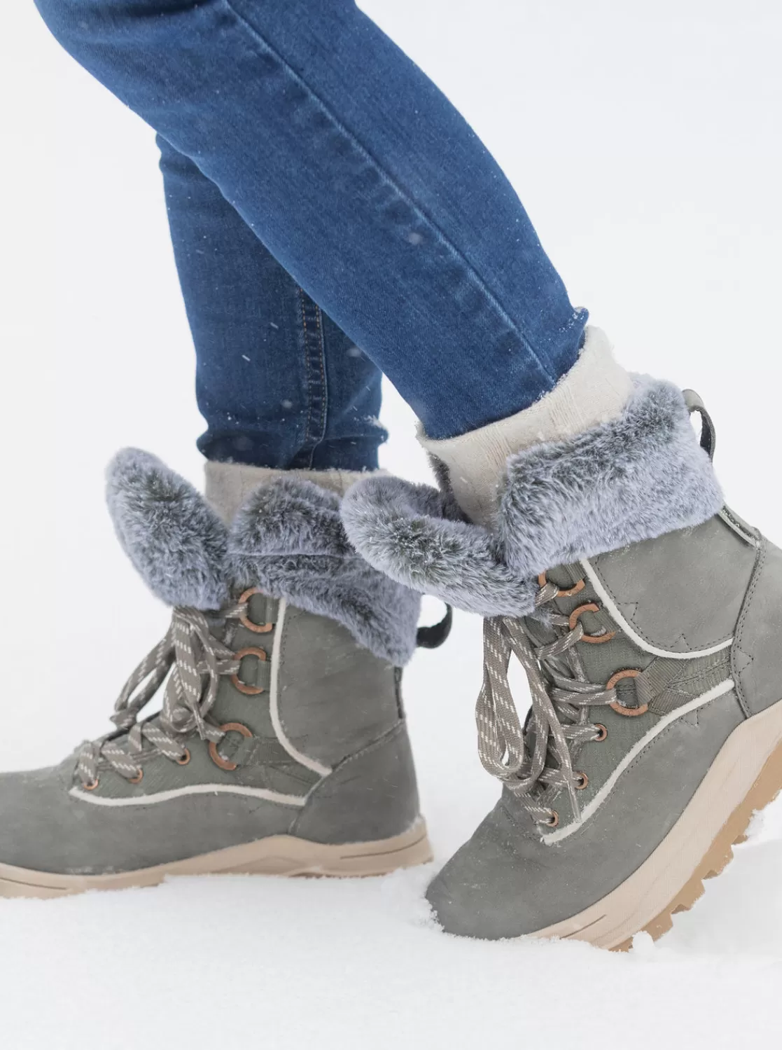 Yuma Lace-Up Boots-ROXY Online